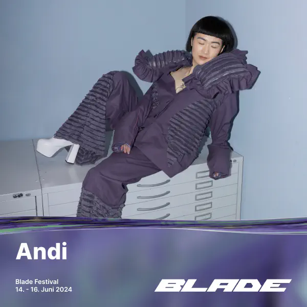 An artist's picture showing Andi.