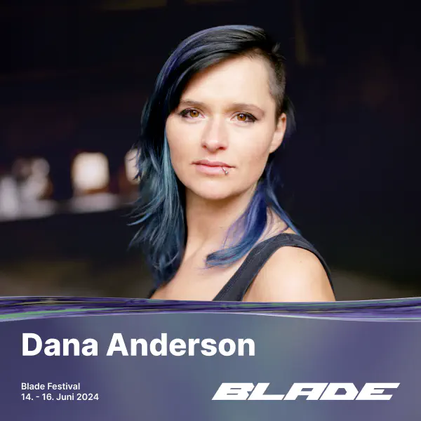 An artist's picture showing Dana Anderson.