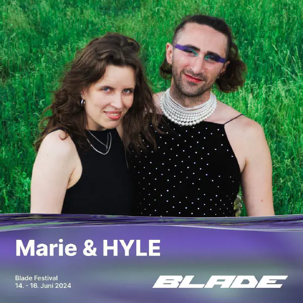 An artist's picture showing Marie & HYLE.