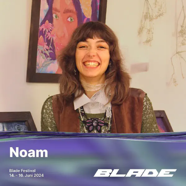 An artist's picture showing Noam.