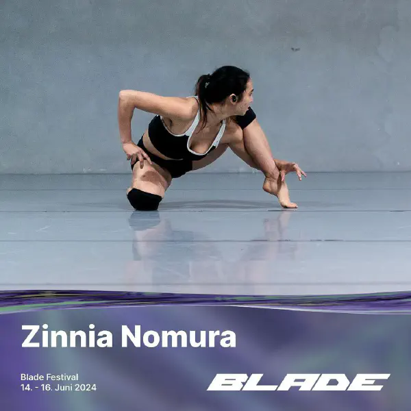 An artist's picture showing Zinnia Nomura.
