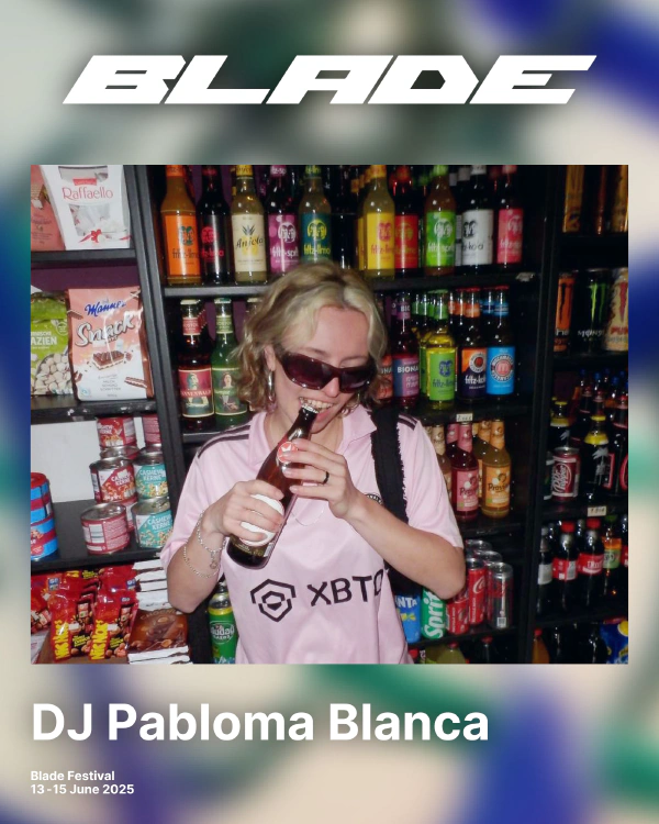 An artist's picture showing DJ Pabloma Blanca.