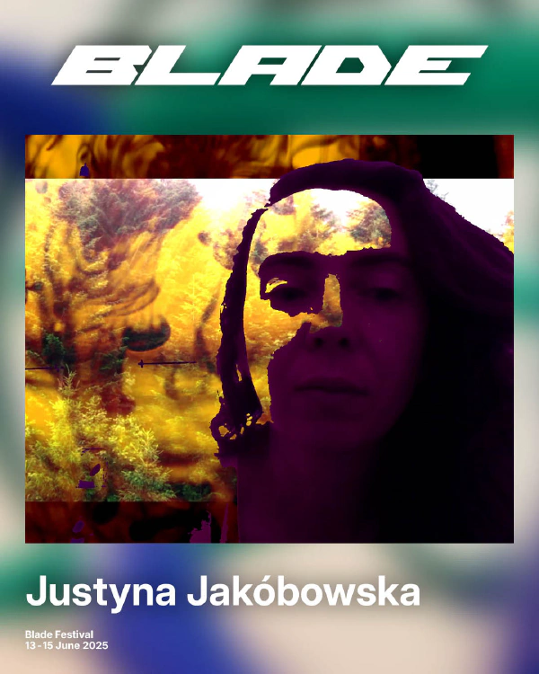 An artist's picture showing Justyna Jakóbowska.