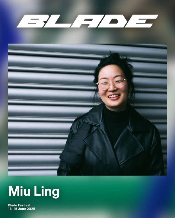 Ein Künstler*innenbild mit Miu Ling.